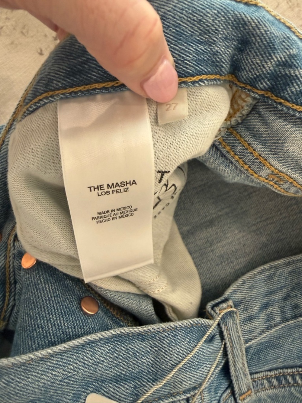 NWT Favorite Daughter- The Masha Super High Waist High Rise Jeans sz 27 - Picture 10 of 11